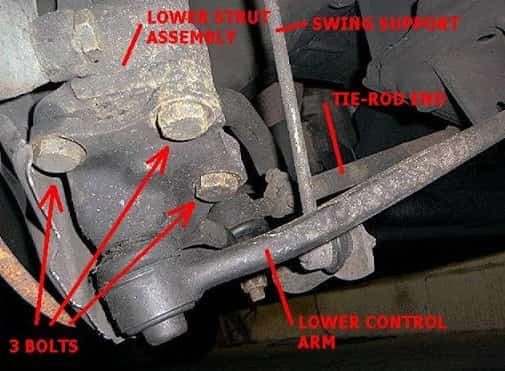 A-Premium Front Left Lower Control Arm with Ball Joint Compatible