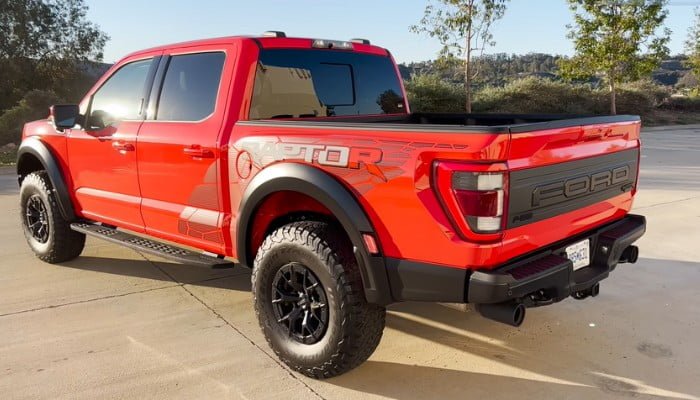 2022 ford f150 red
