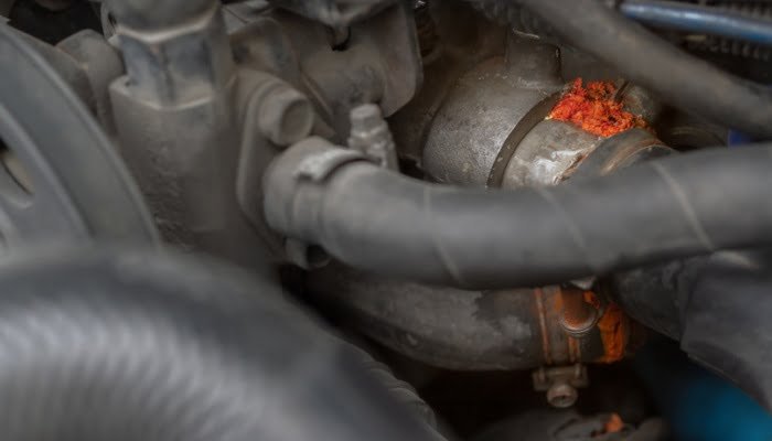 engine coolant leak