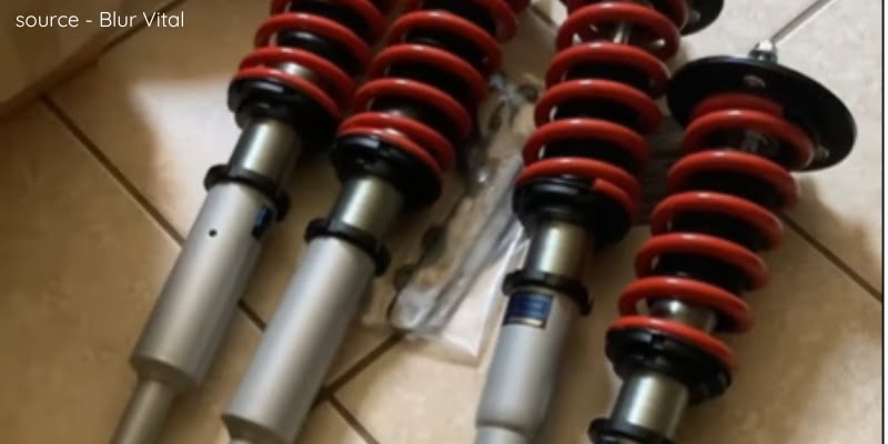 FAPO Full Coilover Kit Height Adjustable For 2005-2014 Mustang – Lowering Suspension With Camber Plates