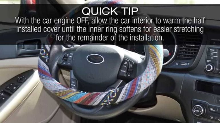 How to Take Steering Wheel Cover off